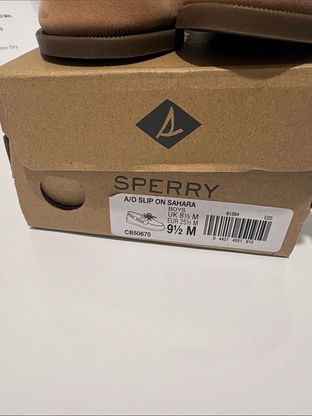 Sperry Men’s Chestnut Leather Boat Shoes